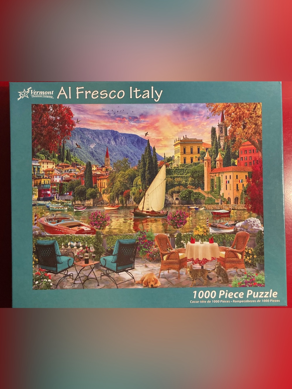 Al Fresco Italy 1000-Piece Puzzle
Opened but never used
